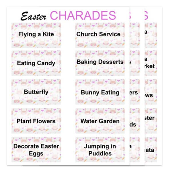 Easter Charades