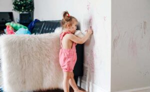 One reason crayons is a bad idea is the fact that children can use them to draw on the wall or tables.