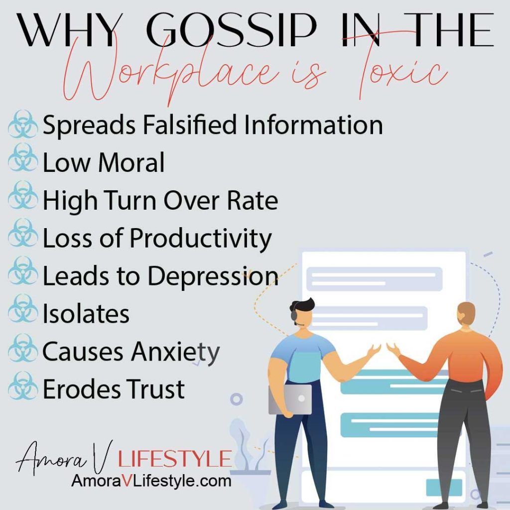 Full Bullet Point of Why Gossip in the Workplace is Toxic