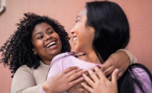 A sophisticated woman often times has strong relationships with those in her life.