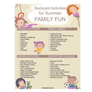 Backyard Activities for Summer Family Fun